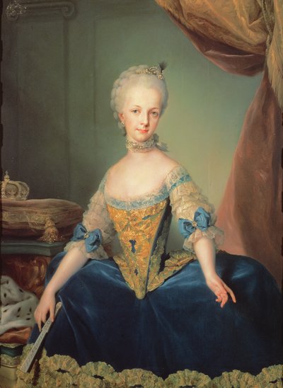 Maria Josepha van Oostenrijk door Anton Raphael Mengs