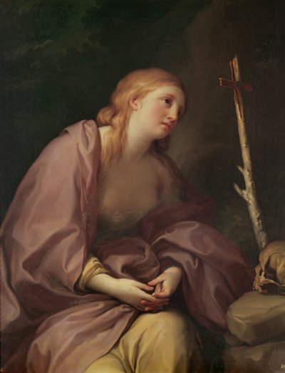 Boetvaardige Magdalena, ca. 1765 door Anton Raphael Mengs