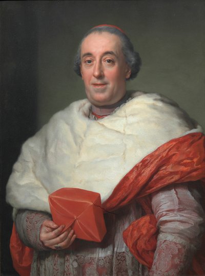 Portret van kardinaal Zelada door Anton Raphael Mengs