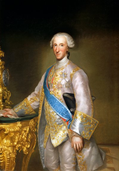 Portret van Don Luis Antonio Jaime de Bourbon, door Anton Raphael Mengs, circa 1774 door Anton Raphael Mengs