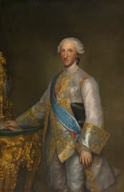 Portret van Infante Don Luis de Borbon door Anton Raphael Mengs
