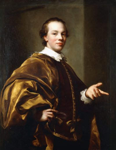 Portret van John, 7e Graaf van Galloway, driekwart lengte, ca. 1758 door Anton Raphael Mengs