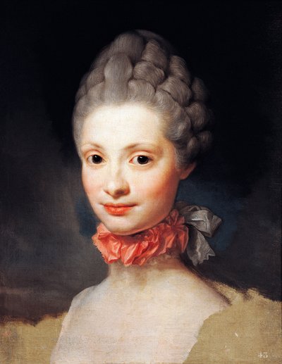 Portret van Maria Luisa di Parma, Prinses van Asturië door Anton Raphael Mengs