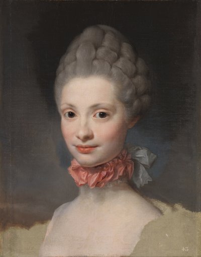 Portret van Maria Luisa van Parma als Prinses van Asturië, 1765 door Anton Raphael Mengs