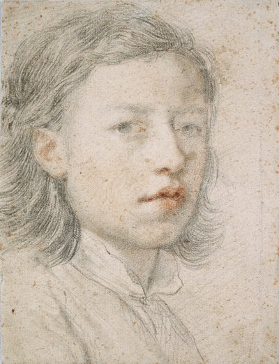 Zelfportret, 1740 door Anton Raphael Mengs