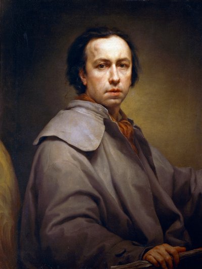 Zelfportret, circa 1776 door Anton Raphael Mengs