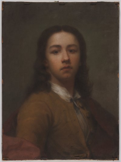 Zelfportret, midden 1700s door Anton Raphael Mengs