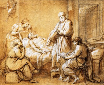 Testament van Eudamida door Anton Raphael Mengs