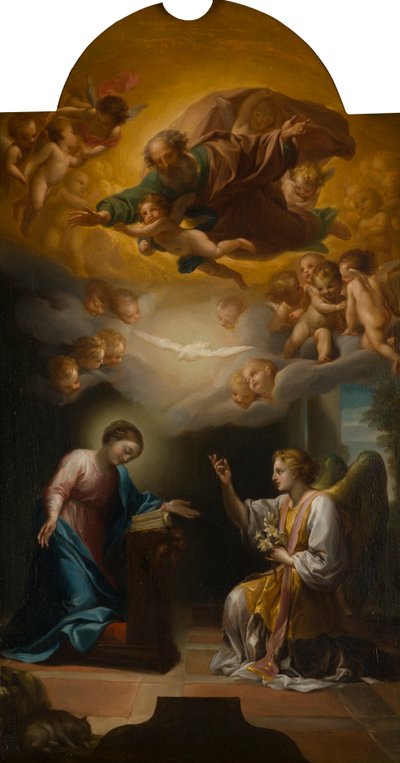De Annunciatie, ca. 1748-79 door Anton Raphael Mengs