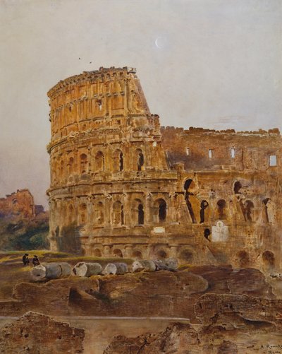 Colosseum in Rome door Anton Romako