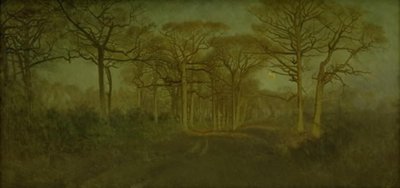 Het bos van Fontainebleau door Anton Teichlein