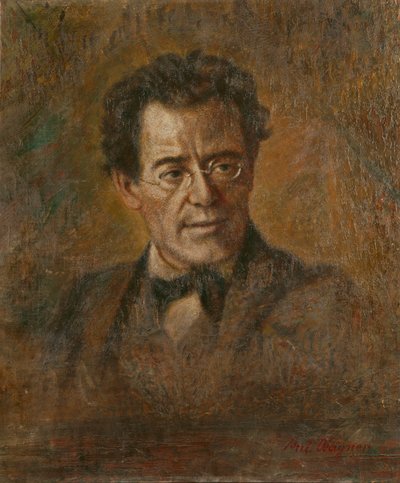Gustav Mahler, componist en dirigent door Anton Wagner-Henning