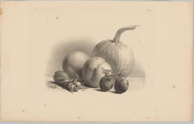 Pompoen, perziken, abrikoos, pruimen en hazelnoten door Anton Weiss