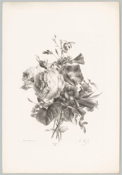 Rozen en kelkvormige bloemen door Anton Weiss