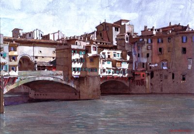 Ponte Vecchio, Florence door Anton Van Anrooy