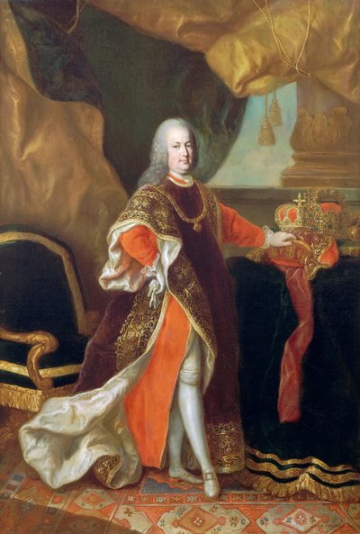 Portret van Keizer Frans I van Oostenrijk 1708-1765 door Anton von Maron