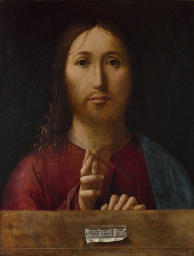Christus zegent, 1465 door Antonello da Messina