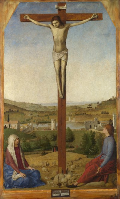 Christus gekruisigd, 1475 door Antonello da Messina