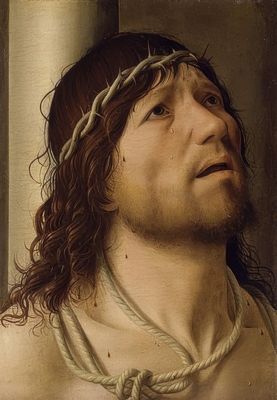 Christus aan de geselkolom door Antonello da Messina