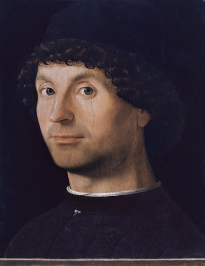 Portret van een man door Antonello da Messina
