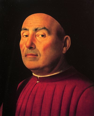Portret van een man of Trivulzio door Antonello da Messina