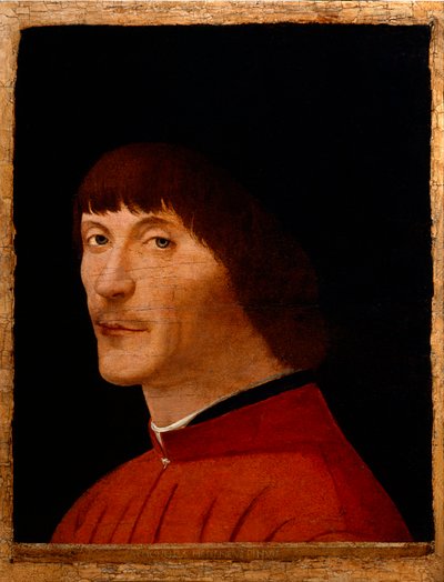 Portret van een man, 1468-1470 door Antonello da Messina