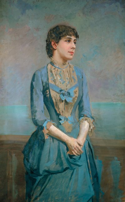 Portret van Lluïsa Dulce i Tresserra, Markiezin van Castellflorite door Antoni Caba