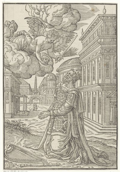 Knielende David door Antoni van Leest