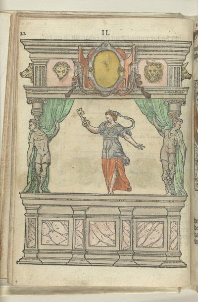 Toneel met Cybele, 1578 door Antoni van Leest