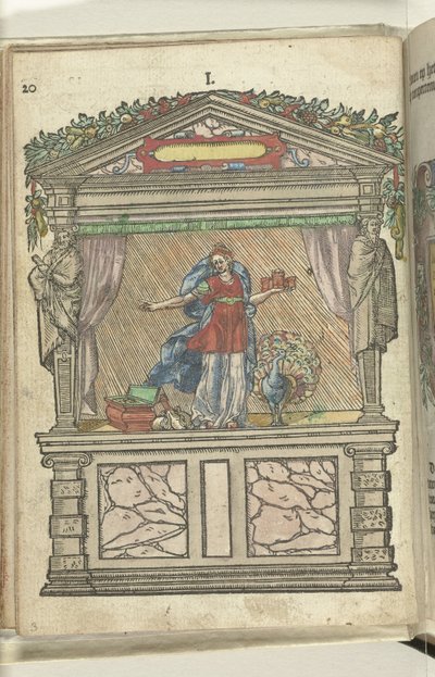 Toneel met Juno, 1578 door Antoni van Leest