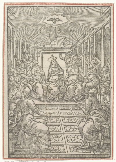Uitstorting van de Heilige Geest door Antoni van Leest