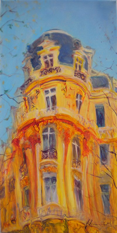 Een wandeling over de Champs-Elysees, 2010 door Antonia Myatt