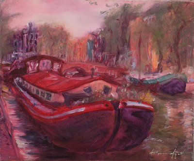 Amsterdam Schuit door Antonia Myatt