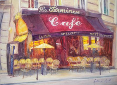 Café le Terminus door Antonia Myatt