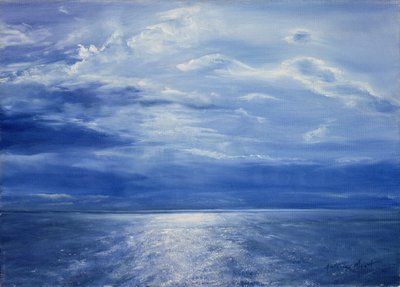 Diepblauwe Zee, 2001 door Antonia Myatt