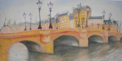 Pont Neuf en Île de la Cité, 2010 door Antonia Myatt