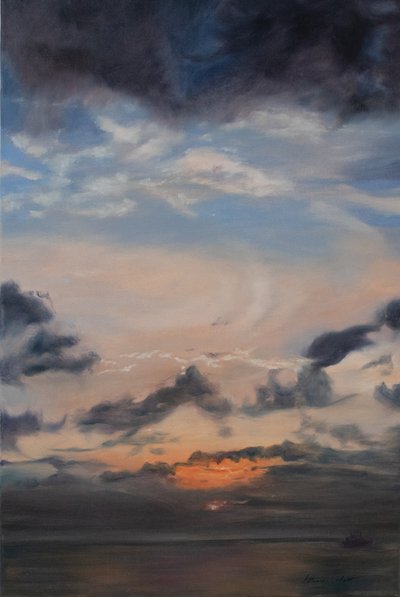 Zalmwolken, 2011 door Antonia Myatt