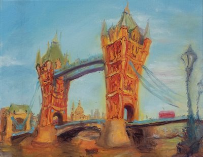 Tower Bridge, studie door Antonia Myatt