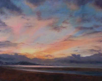 Fluisterende Wolken Devon, 2022 door Antonia Myatt
