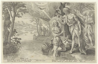 Doop van Christus door Antonie Wierix (II)