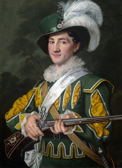 Alois Jelen als Max in de opera Der Freischütz door Antonin Machek