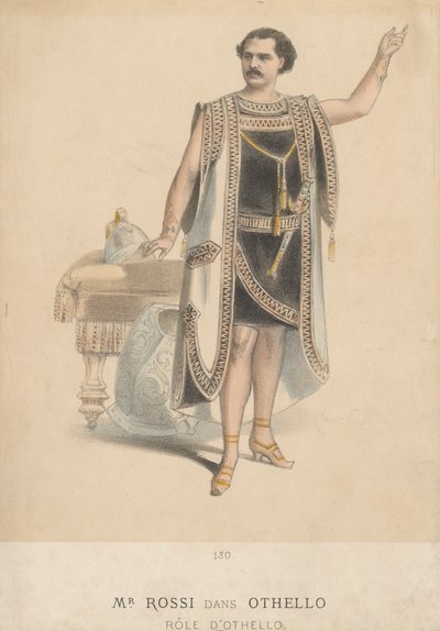 Mr. Rossi als Othello door Antonin Marie Chatiniere