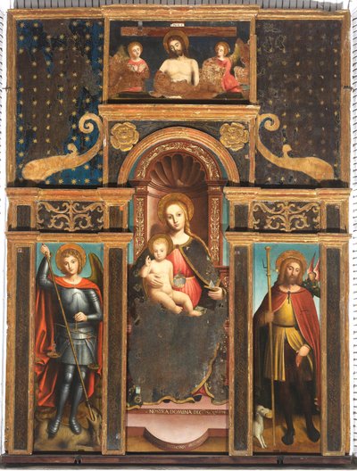 Polyptiek van Onze-Lieve-Vrouw van Troost door Antonio Brea