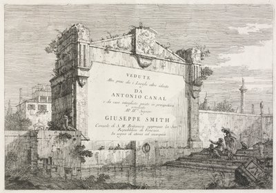 Gezichten: Titelpagina door Antonio Canaletto