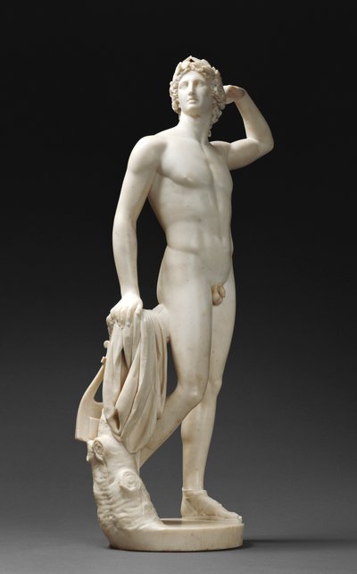 Apollo kroont zichzelf door Antonio Canova