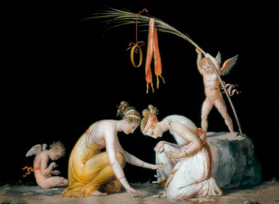 Astragal Spelers door Antonio Canova