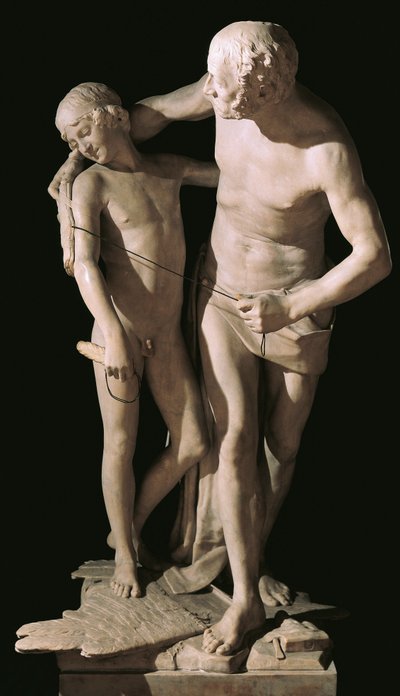 Daedalus en Icarus door Antonio Canova