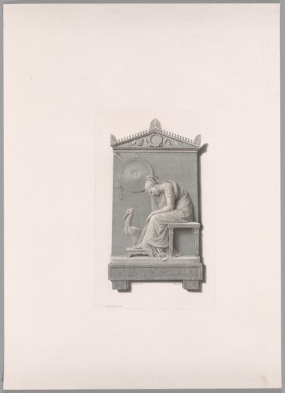Grafmonument van Prins Willem van Oranje Nassau, uit Oeuvre de Canova door Antonio Canova