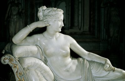 Paolina Borghese als Venus Victrix door Antonio Canova