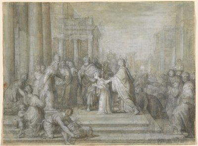 De Presentatie van de Maagd in de Tempel door Antonio Cavallucci